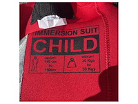 Viking child immersion suit solas 8800 neoprene dry suit kids 110-150 cm - afbeelding 4 van  5