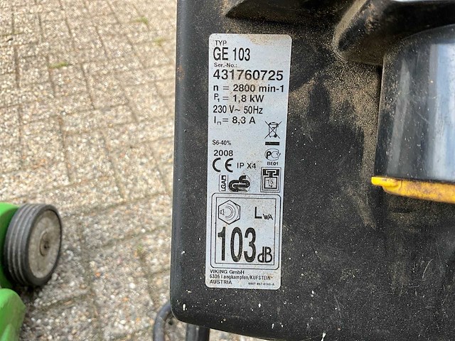 Viking ge103 en ma339 grasmaaier en hakselaar - afbeelding 7 van  8