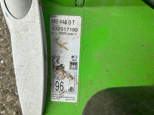Viking mb 448 t grasmaaier - afbeelding 8 van  9