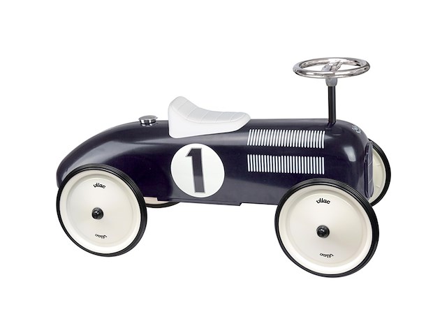 Vilac metalen loopwagen vintage zwart - afbeelding 1 van  4