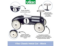 Vilac metalen loopwagen vintage zwart - afbeelding 4 van  4