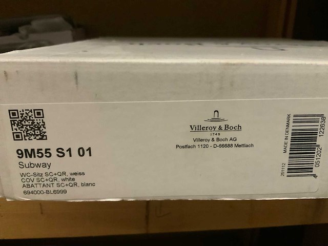 Villeroy- boch subway toiletbril - afbeelding 2 van  2