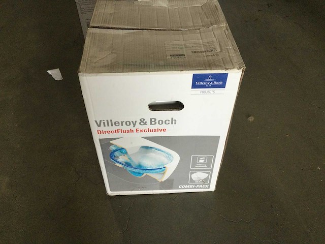 Villeroy & boch - 4657hr01 - hangtoilet met toiletzitting - afbeelding 2 van  4
