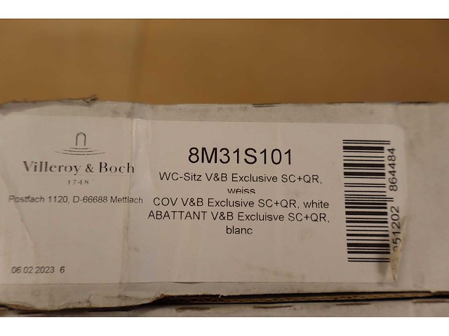 Villeroy & boch - arceau - - wc-bril (2x) - afbeelding 3 van  5