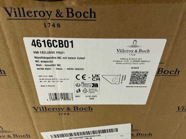 Villeroy & boch - architectura 4616cb01 - wandcloset - afbeelding 3 van  11