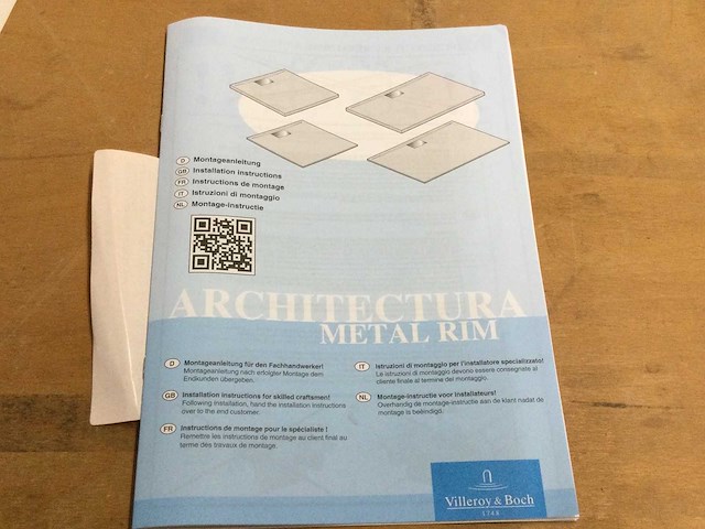Villeroy & boch - architectura metalrim - douchebak 160x70 cm - afbeelding 5 van  8