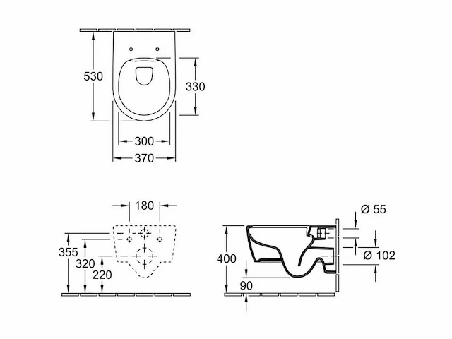 Villeroy & boch - avento direct flush - wandcloset - afbeelding 6 van  7