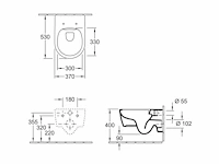 Villeroy & boch - avento direct flush - wandcloset - afbeelding 6 van  7