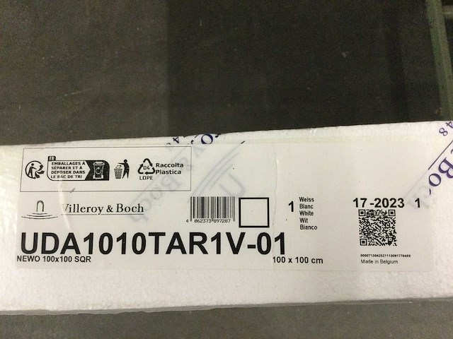 Villeroy & boch - newo - douchebak 100x100 cm - afbeelding 5 van  6