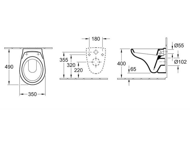 Villeroy & boch - novo classic - toilet (13x) - afbeelding 2 van  4