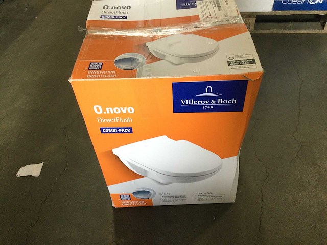 Villeroy & boch - novo directflush - hangtoilet met bril - afbeelding 2 van  5