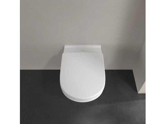 Villeroy & boch - o novo - hangend toilet - wandcloset incl. softclose zitting - wit - afbeelding 5 van  9