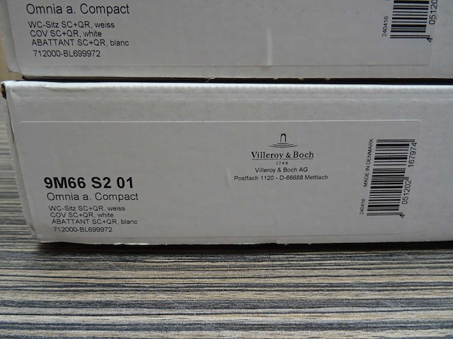 Villeroy & boch - omnia a. compact - toiletzitting met bril (2x) - afbeelding 3 van  3