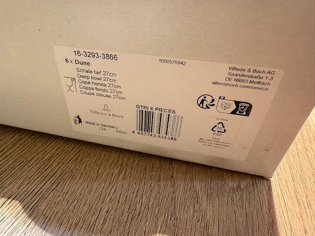 Villeroy & boch - vapiano - pastabord (12x) - afbeelding 3 van  3