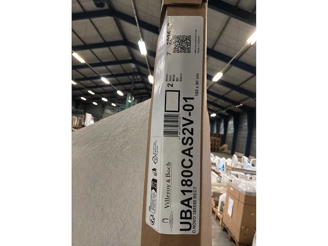 Villeroy & boch 0.novo 180x80 douchebad - afbeelding 3 van  3