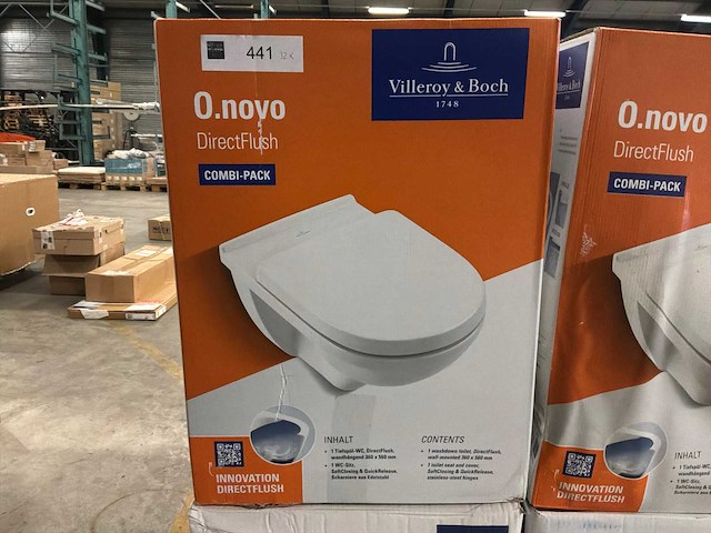 Villeroy & boch 0.novo toilet met toilet bril softclose toilet (12x) - afbeelding 2 van  6
