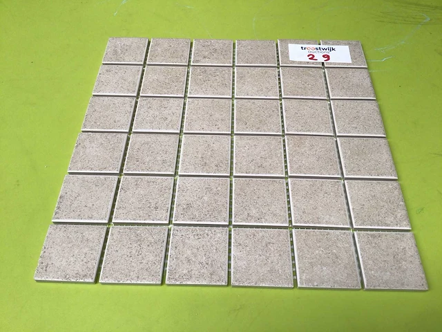 Villeroy & boch beige 5x5 cm mozaïek wandtegel 19 m² - afbeelding 3 van  4