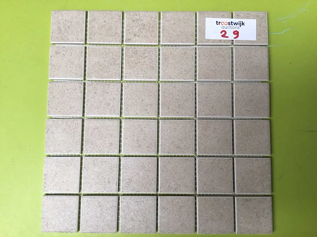 Villeroy & boch beige 5x5 cm mozaïek wandtegel 19 m² - afbeelding 2 van  4