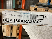 Villeroy & boch bt architectura 180x80cm uba10ara2v-01 duobad - afbeelding 4 van  4
