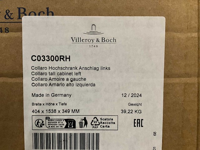 Villeroy & boch collaro badkamerkast - afbeelding 6 van  7