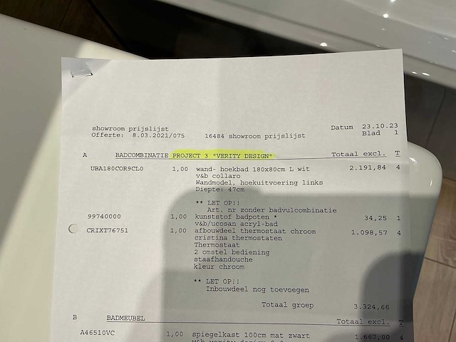 Villeroy & boch collaro wand/hoekbad - afbeelding 5 van  5