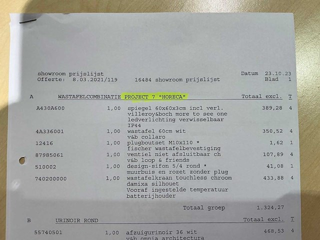 Villeroy & boch collaro wastafelopstelling - afbeelding 7 van  7