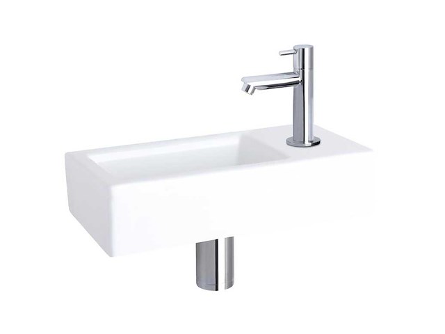 Villeroy & boch & differenz - 2 modellen - kraangat rechts - fontein 2x - afbeelding 1 van  10