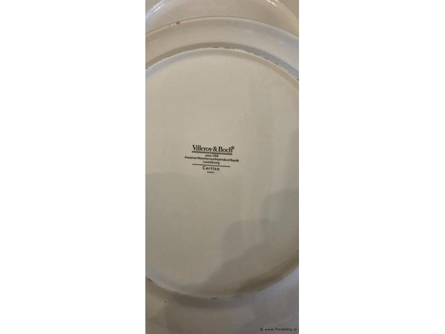Villeroy & boch dinerbord uit de cortina collectie - 66 stuks - afbeelding 2 van  2