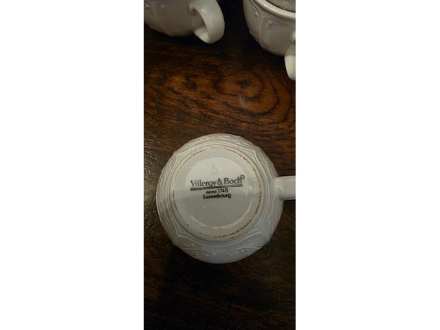 Villeroy & boch espresso kop en schotel uit de cortina collectie - 13 stuks - afbeelding 2 van  2