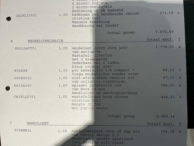 Villeroy & boch exclusive wastafelopstelling - afbeelding 7 van  7