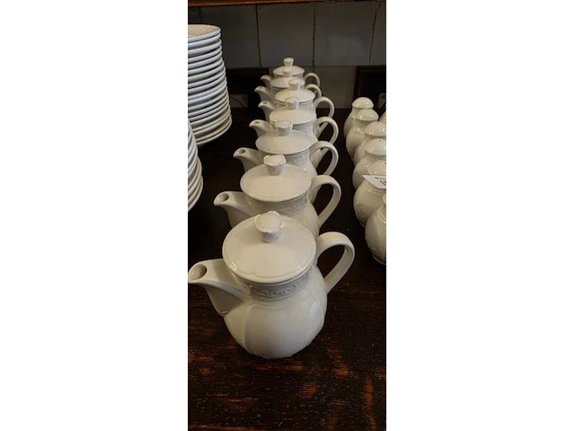 Villeroy & boch kannetje met deksel uit de cortina collectie - 7 stuks - afbeelding 1 van  2