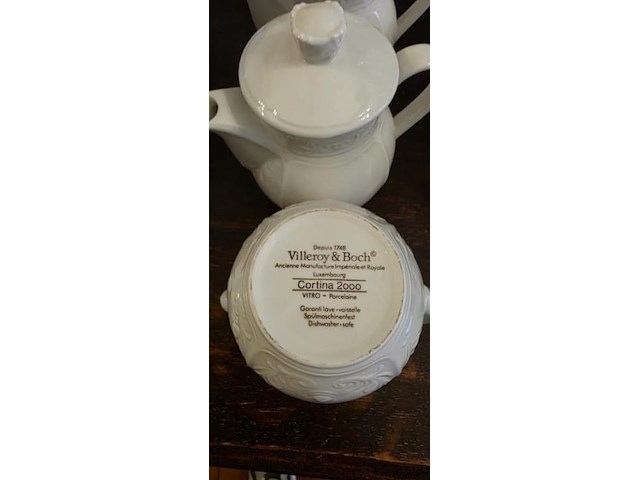 Villeroy & boch kannetje met deksel uit de cortina collectie - 7 stuks - afbeelding 2 van  2