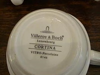 Villeroy & boch kop en schotels uit de cortina collectie - 17 stuks - afbeelding 2 van  2