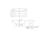 Villeroy & boch loop & friends 180x80cm inbouwbad - afbeelding 2 van  4