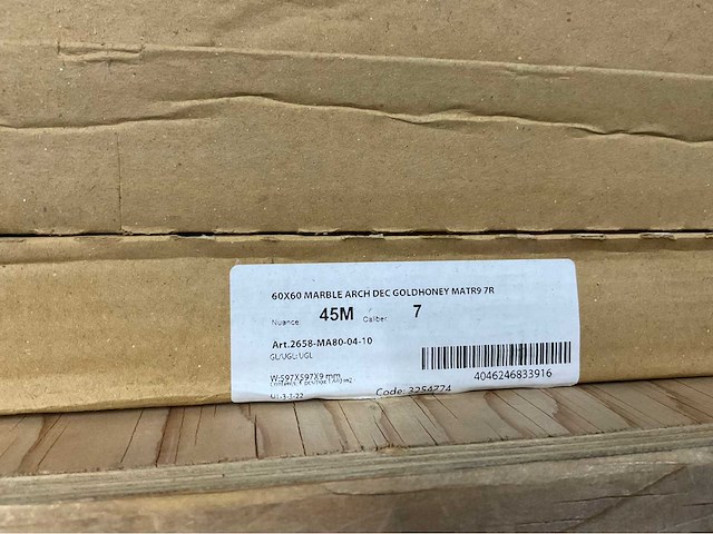 Villeroy & boch marble arch golden honey 60x60 cm 4,32m2 - afbeelding 2 van  2