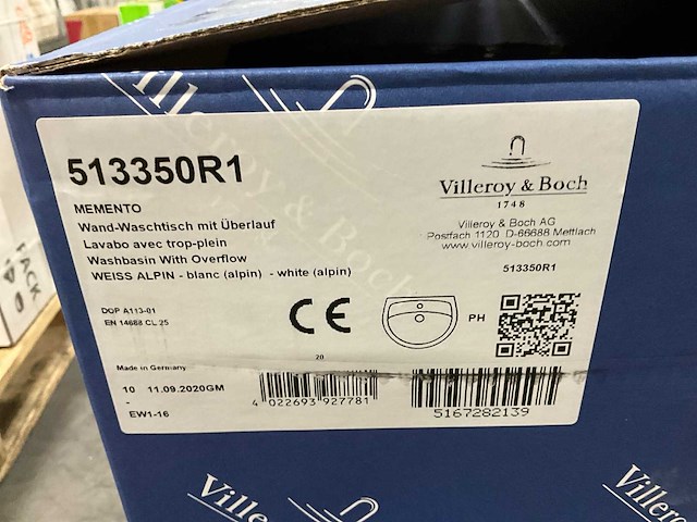 Villeroy & boch memento wastafel (2x) - afbeelding 5 van  5