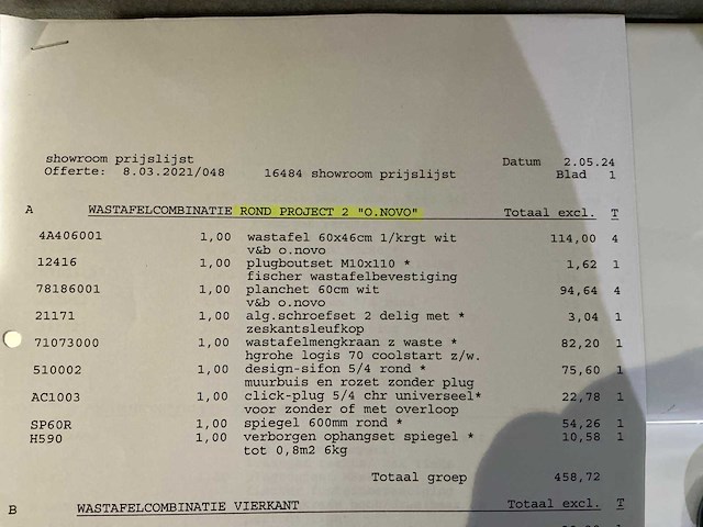 Villeroy & boch o novo rond wastafelcombinatie - afbeelding 7 van  7