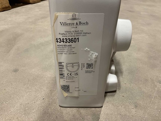 Villeroy & boch o.novo square fontein (2x) - afbeelding 2 van  2