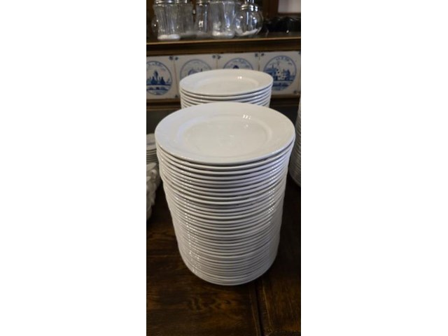 Villeroy & boch platte borden uit de cortina collectie - 75 stuks - afbeelding 1 van  2