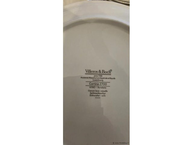 Villeroy & boch platte borden uit de cortina collectie - 75 stuks - afbeelding 2 van  2