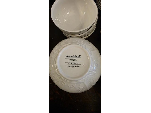 Villeroy & boch saladeschaal uit de cortina collectie - 10 stuks - afbeelding 2 van  2