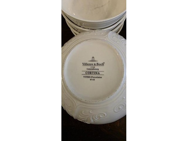 Villeroy & boch saladeschaal uit de cortina collectie - 7 stuks - afbeelding 2 van  2