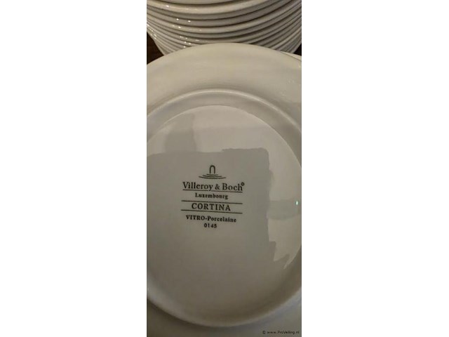 Villeroy & boch side plates uit de cortina collectie - 36 stuks - afbeelding 2 van  2