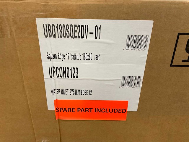 Villeroy & boch squaro edge 12 180x80cm ubq180sq2edv-01 inbouw bad - afbeelding 5 van  6
