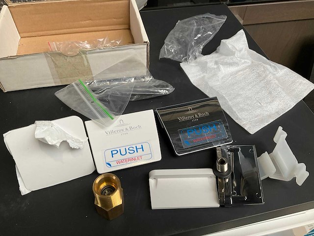 Villeroy & boch squaro edge 12 upcon0123 watertoevoer via overloop - afbeelding 4 van  5