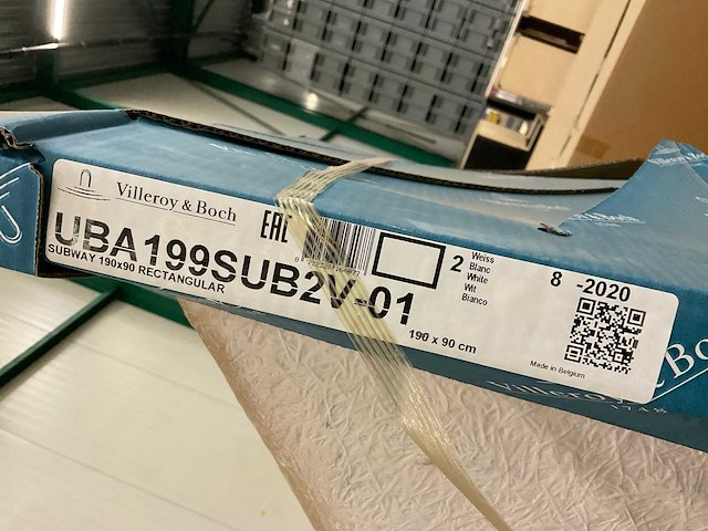 Villeroy & boch subway 190x90cm inbouwbad - afbeelding 3 van  3