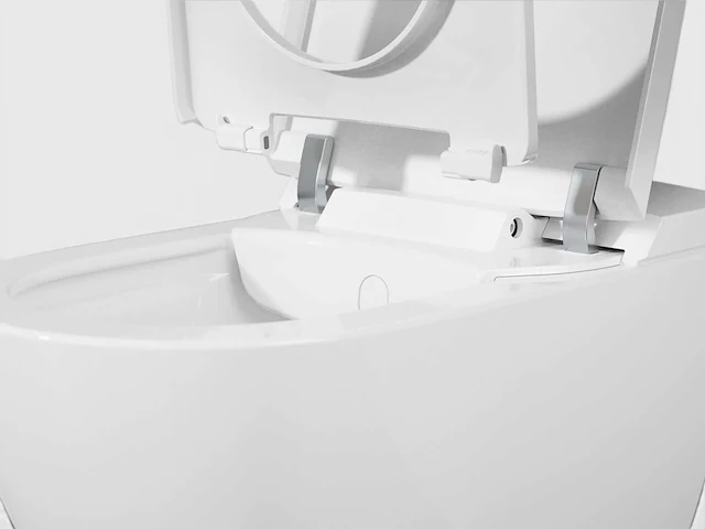 Villeroy & boch v0e100r1 viclean-i 100 douche-wc toiletzitting - afbeelding 1 van  9