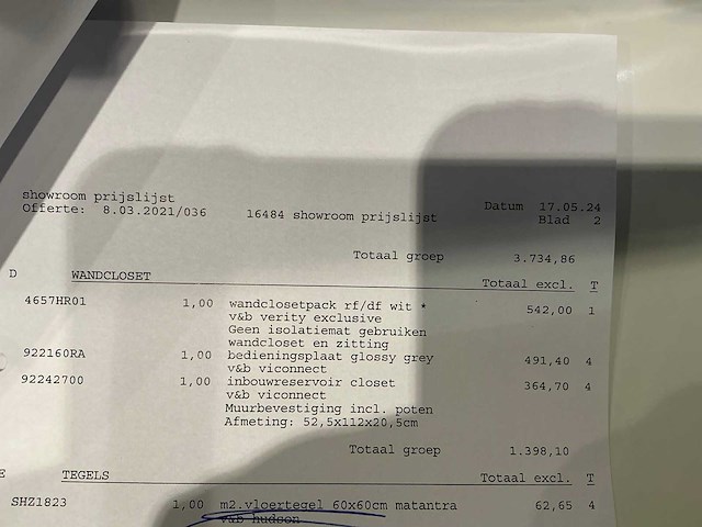 Villeroy & boch verity exclusive direct flush wandcloset - afbeelding 5 van  5