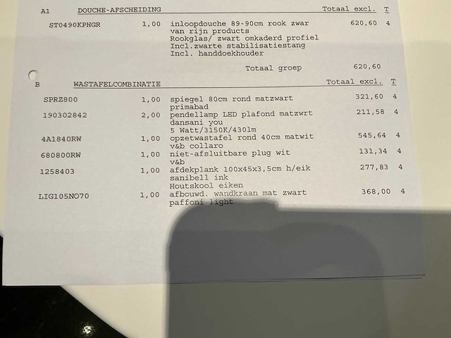 Villeroy & boch wastafelopstelling - afbeelding 7 van  8