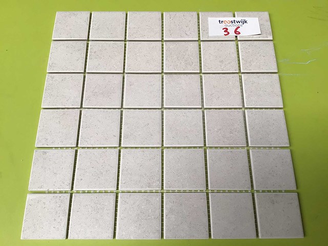 Villeroy & boch white 5x5 cm mozaïek wandtegel 21 m² - afbeelding 1 van  4